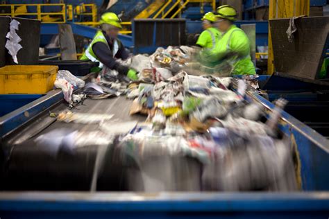 sorting factory area